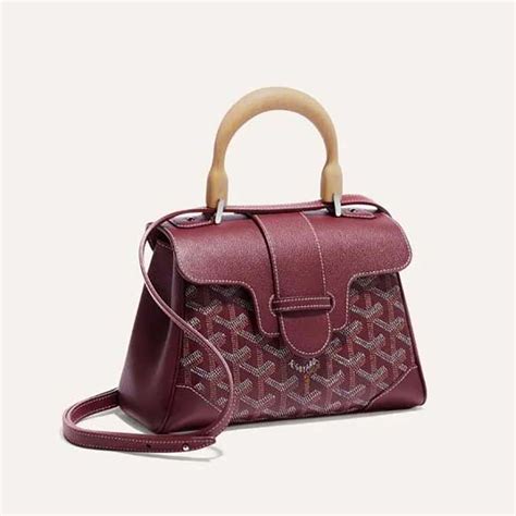 goyard maroon bag|mini Goyard bag.